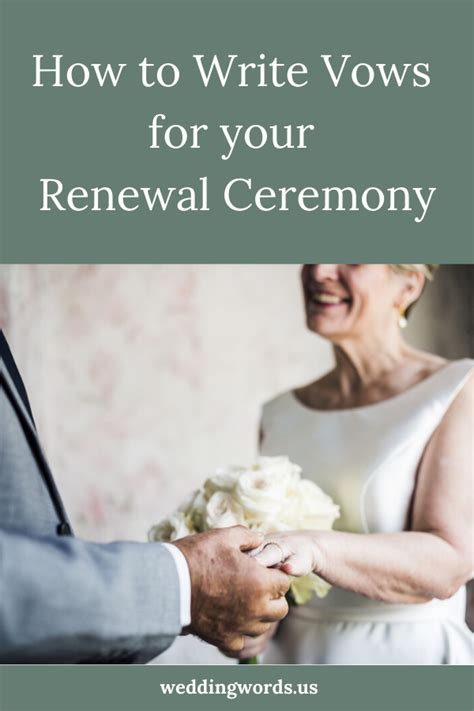 How and When to Renew Your Vows .